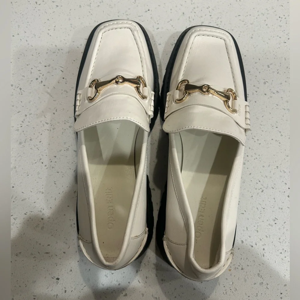 Open Edit Heather Platform Bit Loafers Sz 7.5 - Picture 7 of 12